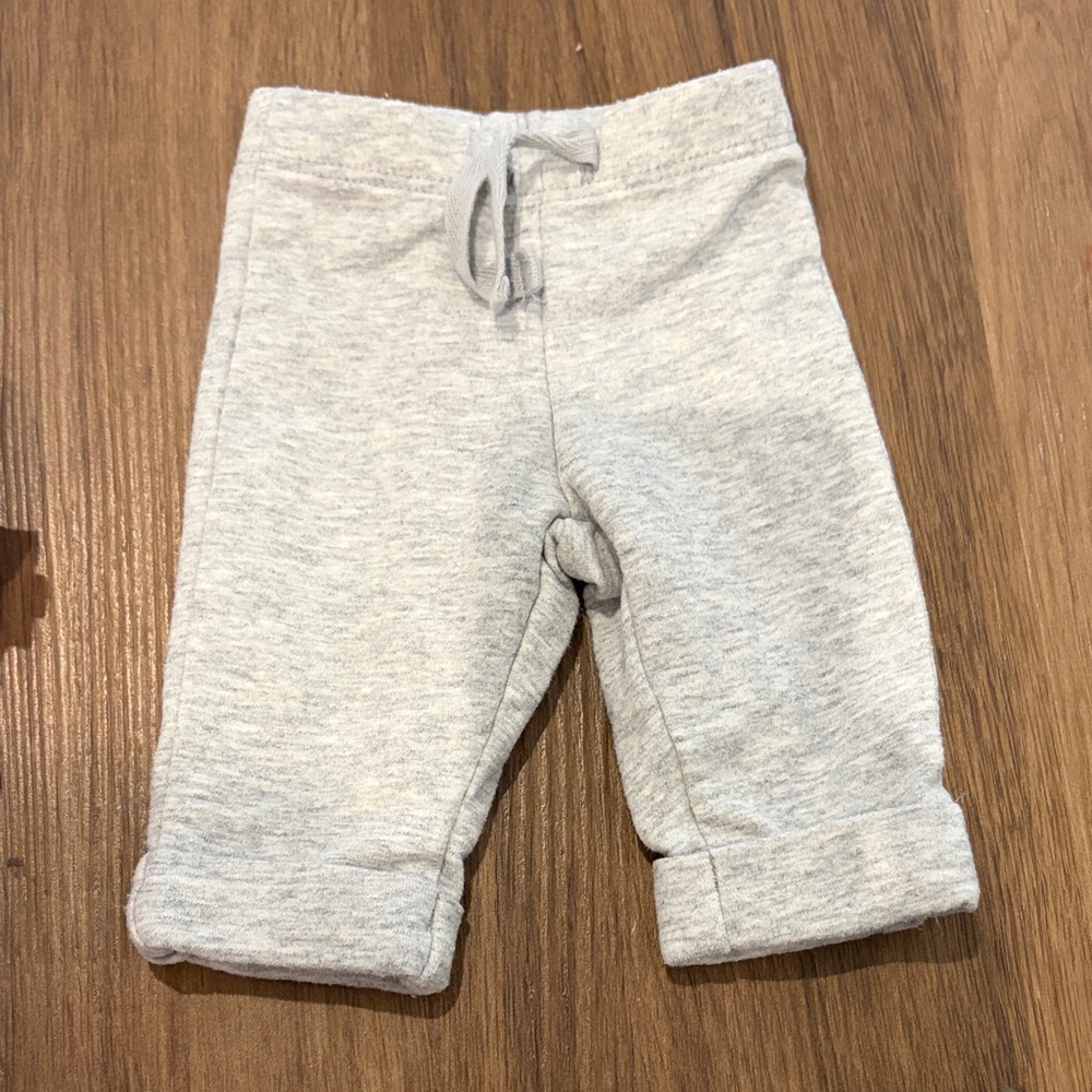 Janie and Jack Light Gray Sweatpants